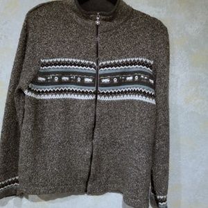 Woolrich Sweater Wool Womens Large L Winter Lambs